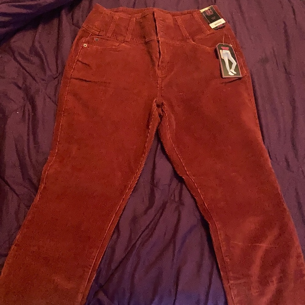 High rise skinny pants